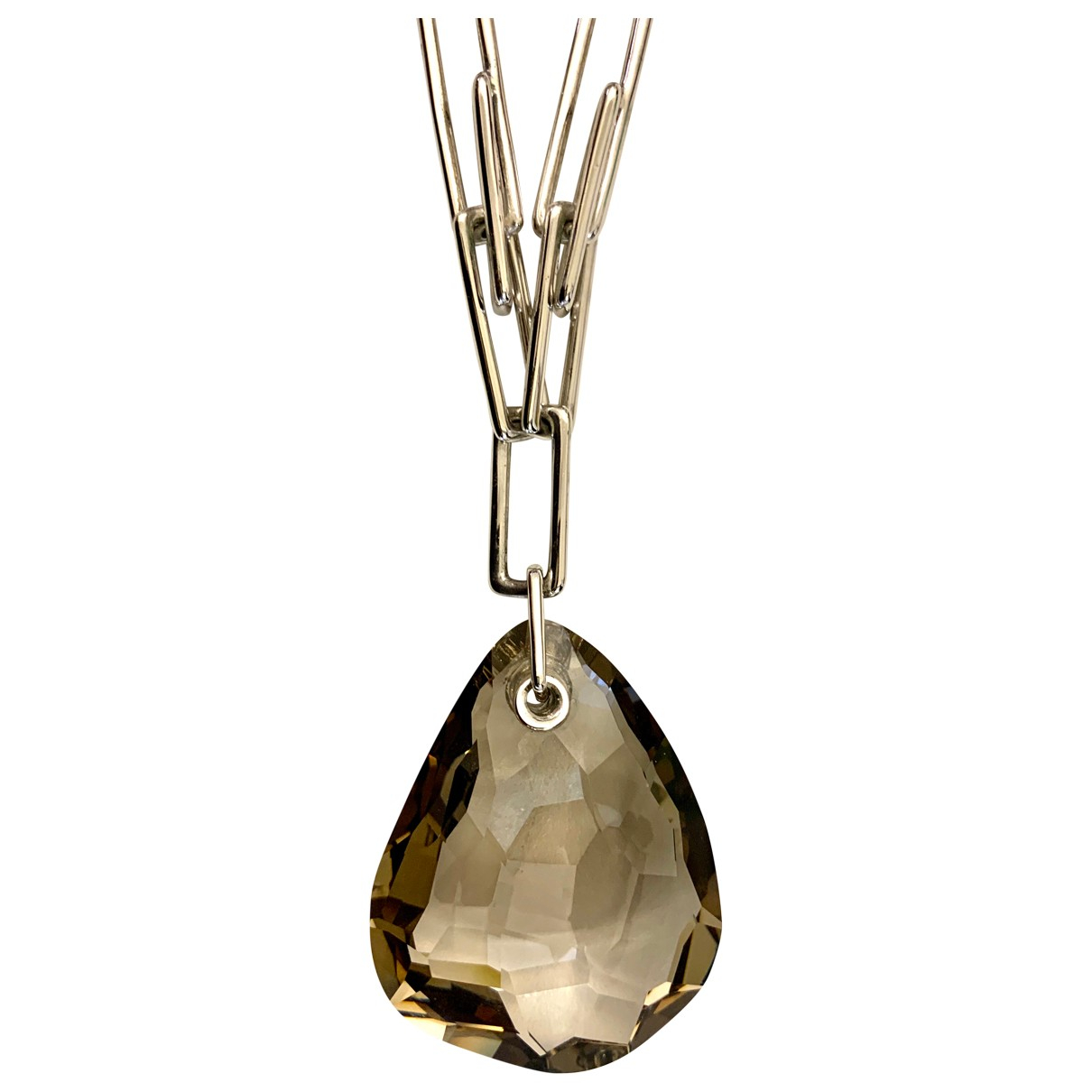 Crystal necklace Swarovski Silver in 